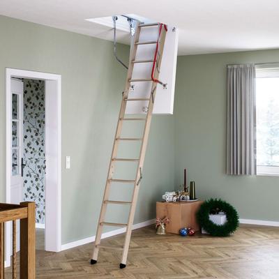 DOLLE Holz Bodentreppe clickFIX 3-teilig, U-Wert 0,49 Dachbodentreppe, 120x70 cm (3-teilig) Image