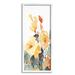 Stupell Industries Yellow Spring Blooms On Wood by Lanie Loreth Print Wood in Brown | 24 H x 10 W x 1.5 D in | Wayfair ay-320_wfr_10x24