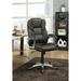 Orren Ellis Abri Executive Chair Upholstered/Metal in Black | Wayfair E21C3E5D85A34E99A785080074561C68