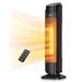 Space Heater, 1500W 24" Portable Electric Heaters for Indoor Use,75° Oscillation,3 Modes,8H Timer, Quite PTC Ceramic Heating