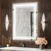 Ivy Bronx Kaelia LED Lighted Bathroom Vanity Mirror Memory Function Anti-fog Wall Mirror Metal | 32 H x 24 W x 1 D in | Wayfair