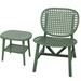 Bay Isle Home™ Agenor 2 - Person Outdoor Seating Group in Green | Wayfair 1CDA6719F8FF411883895AD85D8CFFEE