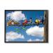 Stupell Industries Az-213-Framed Various Birds On Branch by Vincent Hie Canvas in Blue/Brown/White | 24 H x 30 W x 1.5 D in | Wayfair