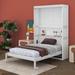 Red Barrel Studio® Eliah Murphy Bed Wall Bed w/ Shelves in White | Full | Wayfair 1A2FC612CF5E47A585F118AD82E121D8