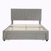 Latitude Run® Velvet Storage Bed Upholstered/Velvet in Gray | 48.6 H x 82.2 W x 62.2 D in | Wayfair 85F222448BAF47359D17FD4A11599E81