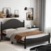 Alcott Hill® Chenda Platform Bed Metal in Black | 43.6 H x 62.6 W x 85.1 D in | Wayfair DC10FDF21CA1404F9AB507AF2A0248BE