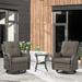 Patio Outdoor Rocking Chair Swivel Lounge Chair