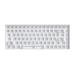 84 Key Hot-Swappable Mechanical Keyboard 3 Mode Bluetooth 2.4G Wireless Customized Mechanical Keyboard Kit White