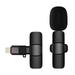 Moobody Type-C Port Wireless Lavalier Microphone Clip-on Mic Receiver System for Android iOS Smartphone Reco