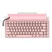 83 Keys Gaming Keyboards Retro Typewriter Keyboard Wireless Bluetooth Keyboard USB Mechanical Punk Keycaps for PC D