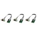 3X Mini PCIE Network Card M.2 A+E to RTL8111F Gigabit Ethernet Card Single Port RJ45 Ethernet Network Card