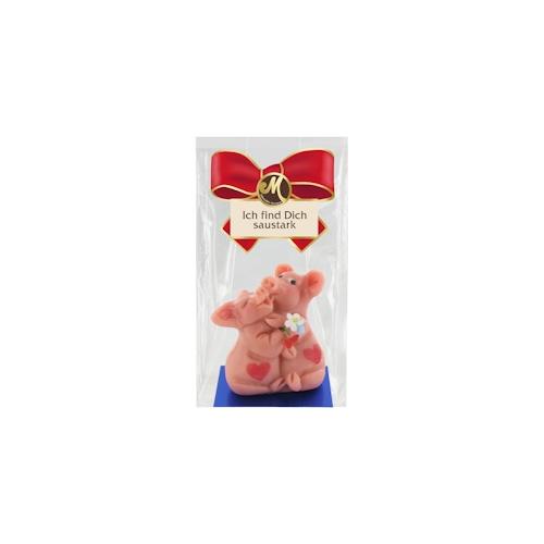 Odenwälder Marzipan Küssendes Schweinepaar 6x100g (0,6kg)