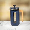 La Cafetiere Pisa 8 Cup Cafetiere - Navy and Wood