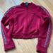 Adidas Tops | Adidas Cropped Zip Up | Color: Red | Size: S