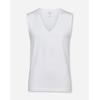V-Shirt OLYMP "Casual", Herren, Gr. M, weiß, Obermaterial: 94% Baumwolle, 6% Elasthan, V-Ausschnitt, ohne Ärmel, Shirts