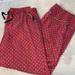 Victoria's Secret Intimates & Sleepwear | Medium Victoria’s Secret 100% Cotton Pajama Pants | Color: Gray/Red | Size: M