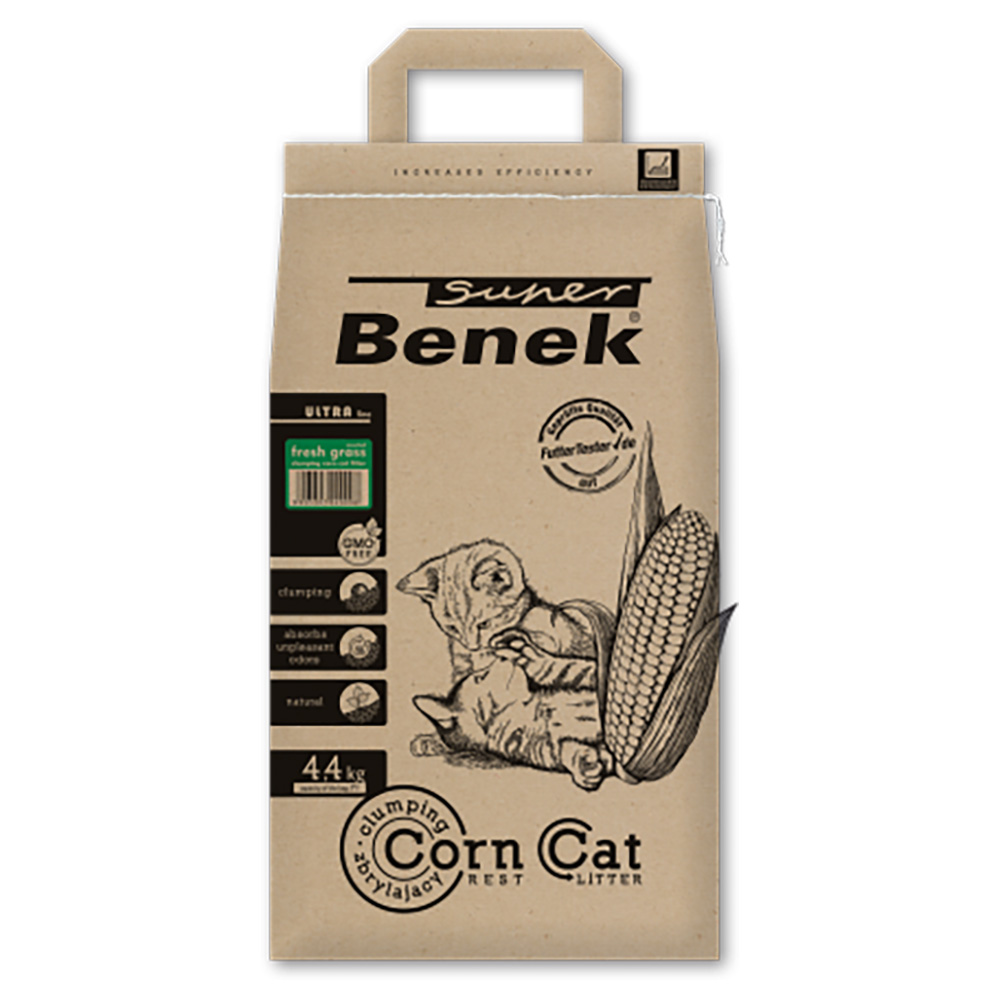 7l Super Benek Corn Cat Ultra Fresh Grass Cat Litter