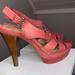 Nine West Shoes | Hiala Platform Heels | Color: Red | Size: 9