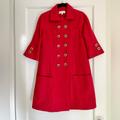 Anthropologie Jackets & Coats | Anthropologie Third Piece Coat | Color: Red | Size: 2