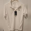 Nike Shirts & Tops | Nike Golf Grayhawk Golf Club Boys Short Sleeve Victory Polo Nwt | Color: White | Size: Lb