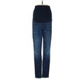 Joe's Jeans Jeggings - Mid/Reg Rise: Blue Bottoms - Women's Size 26