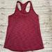 Lululemon Tops | Lululemon Pink Cotton Racerback Pleated Tank Top Workout Running Womens Sz Small | Color: Pink | Size: S