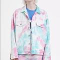 Levi's Jackets & Coats | Levi's Pride Tie Dye Denim Trucker Jean Jacket L | Color: Pink/White | Size: L