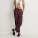 Madewell Pants & Jumpsuits | Madewell Straight-Leg Utility Pant Burgundy Women's Size 6 Nwt | Color: Purple | Size: 6