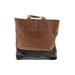 Christopher Kon Leather Tote Bag: Pebbled Tan Print Bags