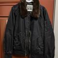 Levi's Jackets & Coats | Levi's Flight Bomber Jacket With Faux Fur Collar | Color: Black | Size: S