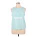 Reebok Active Tank Top: Teal Activewear - Women's Size X-Large