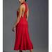 Anthropologie Dresses | Anthropologie Large Maeve Red Bodycon Valentine's Day Halter Dress Nwt | Color: Red | Size: L