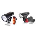 SIGMA SPORT - Aura 100 / Blaze LINK Set | Fahrradbeleuchtung vorne und hinten & DANSI Fahrradleuchten-Set StVZO I LED-Fahrradlicht I Rad-Licht hell vorne + hinten