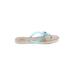 Flip Flops: Blue Shoes - Women's Size 9