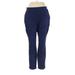 Lands' End Casual Pants - High Rise: Blue Bottoms - Women's Size Large