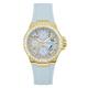 GUESS Selene Silicone Women's Watch, gold