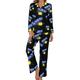 Coat Arms of Guadeloupe Fashion 2 PCS Womens Pajama Sets Long Sleeve Sleepwear Soft Loungewear Style-18
