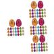 VILLCASE Easter Decor Fillable Easter Eggs 120 Pcs Chocolate Box Stand Flash Easter Egg Decorative Easter Eggs