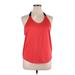 Nike Active Tank Top: Red Activewear - Women's Size X-Large