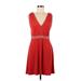 Free People Casual Dress - A-Line: Red Dresses - Women's Size 6