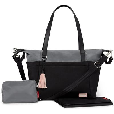 Skip Hop Nolita Neoprene Tote Diaper Bag - Black/Grey