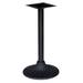BFM Seating Niles 41.75" Round Table Base Cast Iron in Black/Gray | 41.75 H x 20 W in | Wayfair PHTB500T