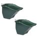 Little Giant Livestock Feed Bucket Plastic (affordable option)/Metal/Stainless Steel (easy to clean) in Gray | 14 H x 16 W x 20 D in | Wayfair