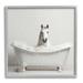 Stupell Industries Az-252-Framed Horse Bubble Bath Print Canvas in Gray | 12 H x 12 W x 1.5 D in | Wayfair az-252_gff_12x12