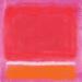 Wrought Studio™ Rothko Inspired - Single Picture Frame Painting Paper in Pink/Red | 30 H x 30 W x 1.25 D in | Wayfair