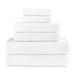 Latitude Run® Rieder 6 Piece 100% Cotton Towel Set in Pink/White | 9 W in | Wayfair AEC26DE805F841F5B4FB454072D81C84