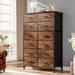 Ebern Designs Rocki 12 - Drawer Dresser Wood/Metal in Black/Brown | Wayfair 14B975FA93C745FEB30DDB7FAEB65D24