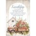 Trinx Friendship Is A Treasure Wood Plaque w/ Easel & Hook Wall Tabletop Art - 4 inches x 6 inches | 6 H x 4 W x 0.5 D in | Wayfair
