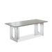 Orren Ellis Hodon Rectangular Plastic/Acrylic in Gray/White | 29.53 H x 86.61 W x 35.43 D in | Wayfair 38DFF18293B64597ADCEFCB50B4B9878