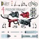 Zoom HB-876E 4-piston Stores Disque Hydraulique Frein E-bike Pliant VTT Vélo Hors Tension 160 180